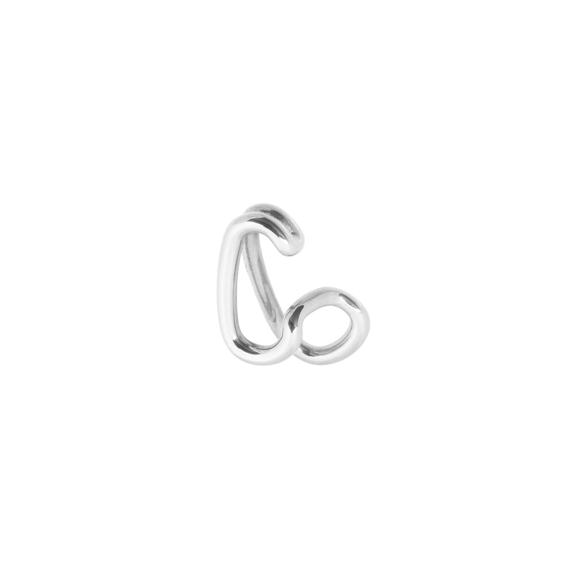 Clasp Ear Cuff - Silver