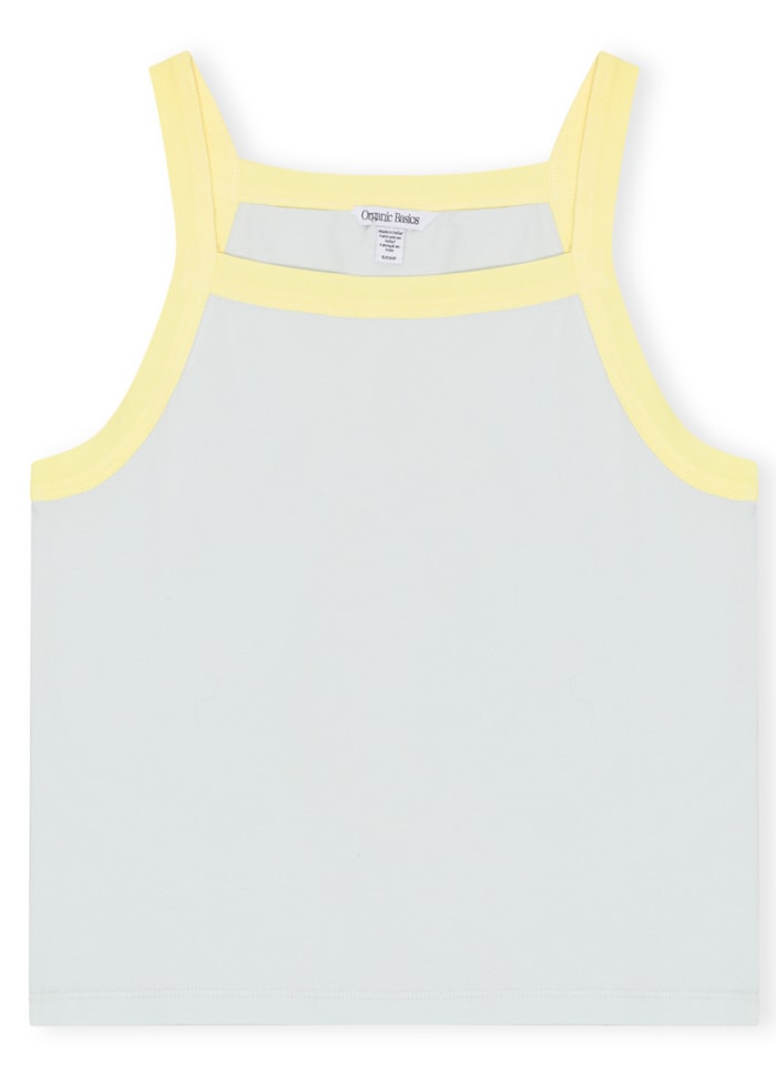 Core Play High-Neck Top - Dew Drop/Light Lemon