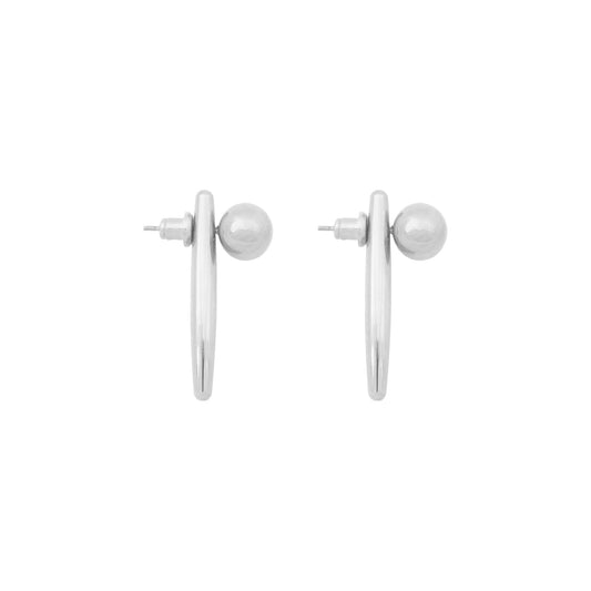 Bandhu Conflicting Earrings - Silver