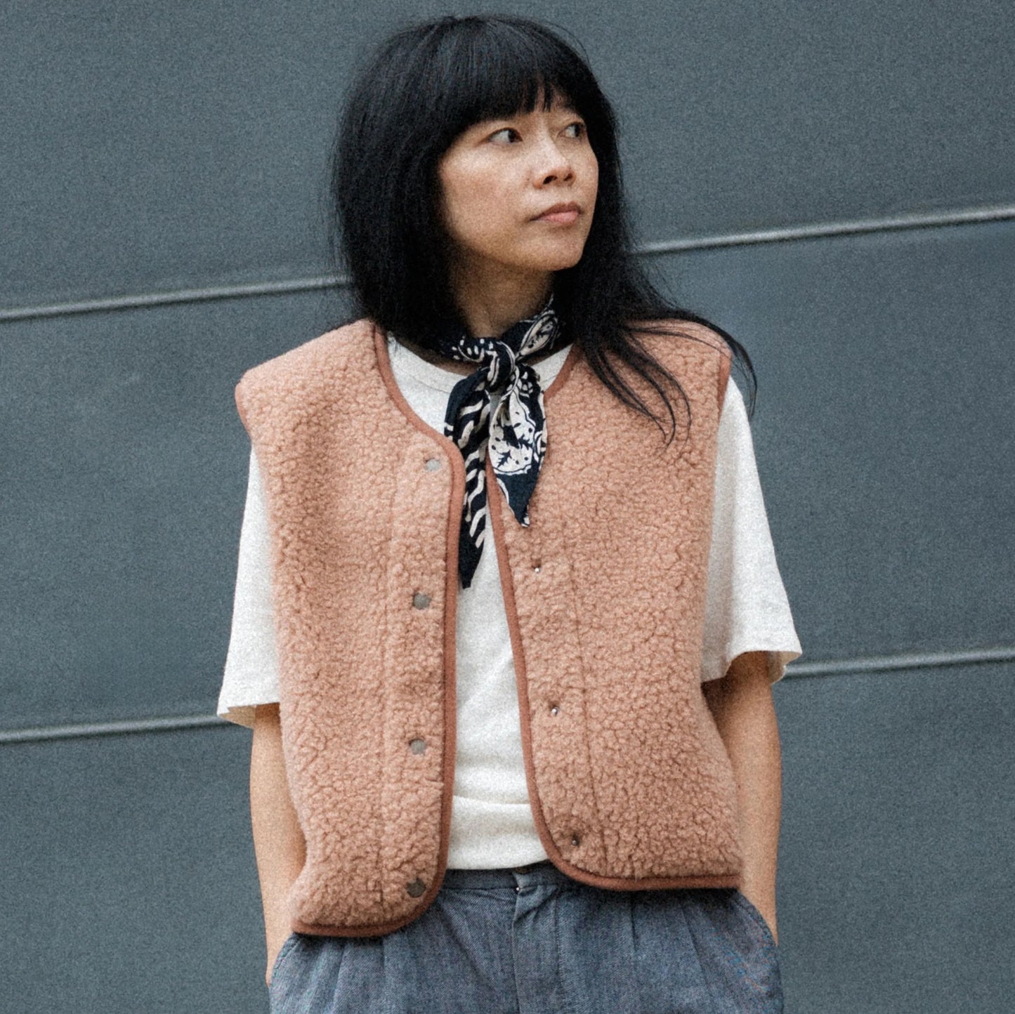 Tyb Light Wool Bodywarmer - Rugby Tan