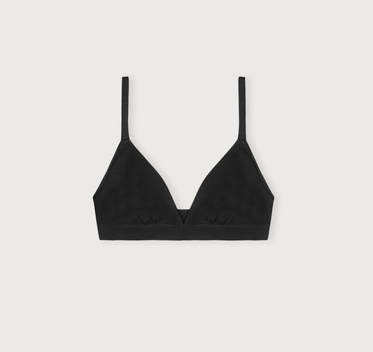 Flex Triangle Bralette - Black