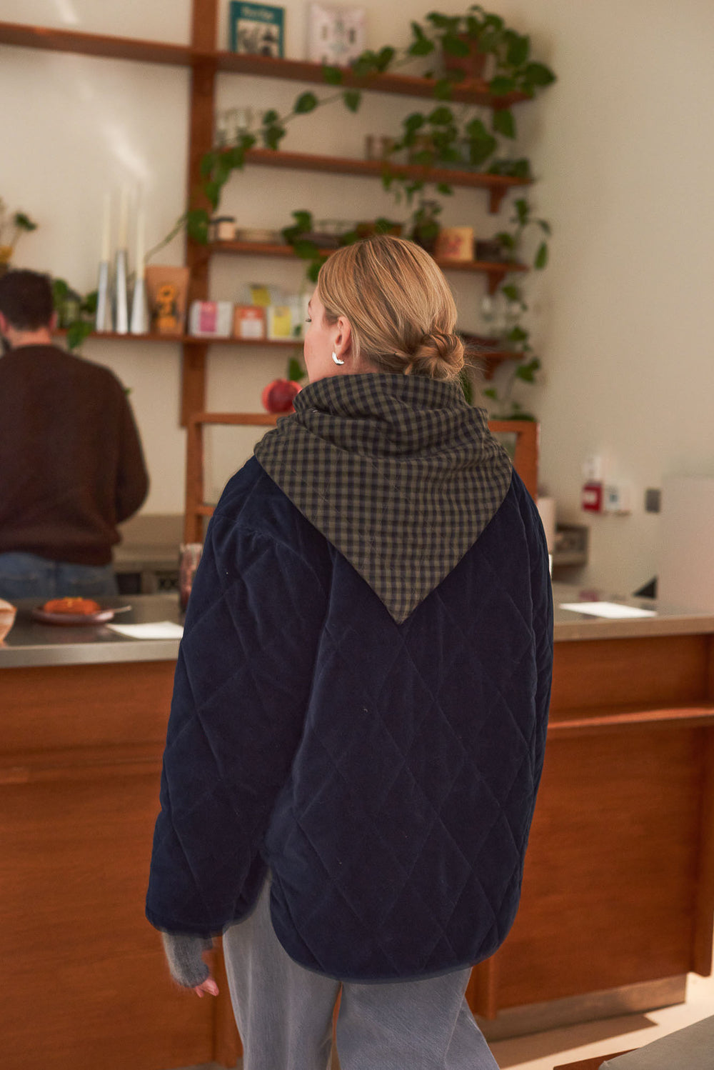 LAST ONE in L - Louisa Coat - Indigo