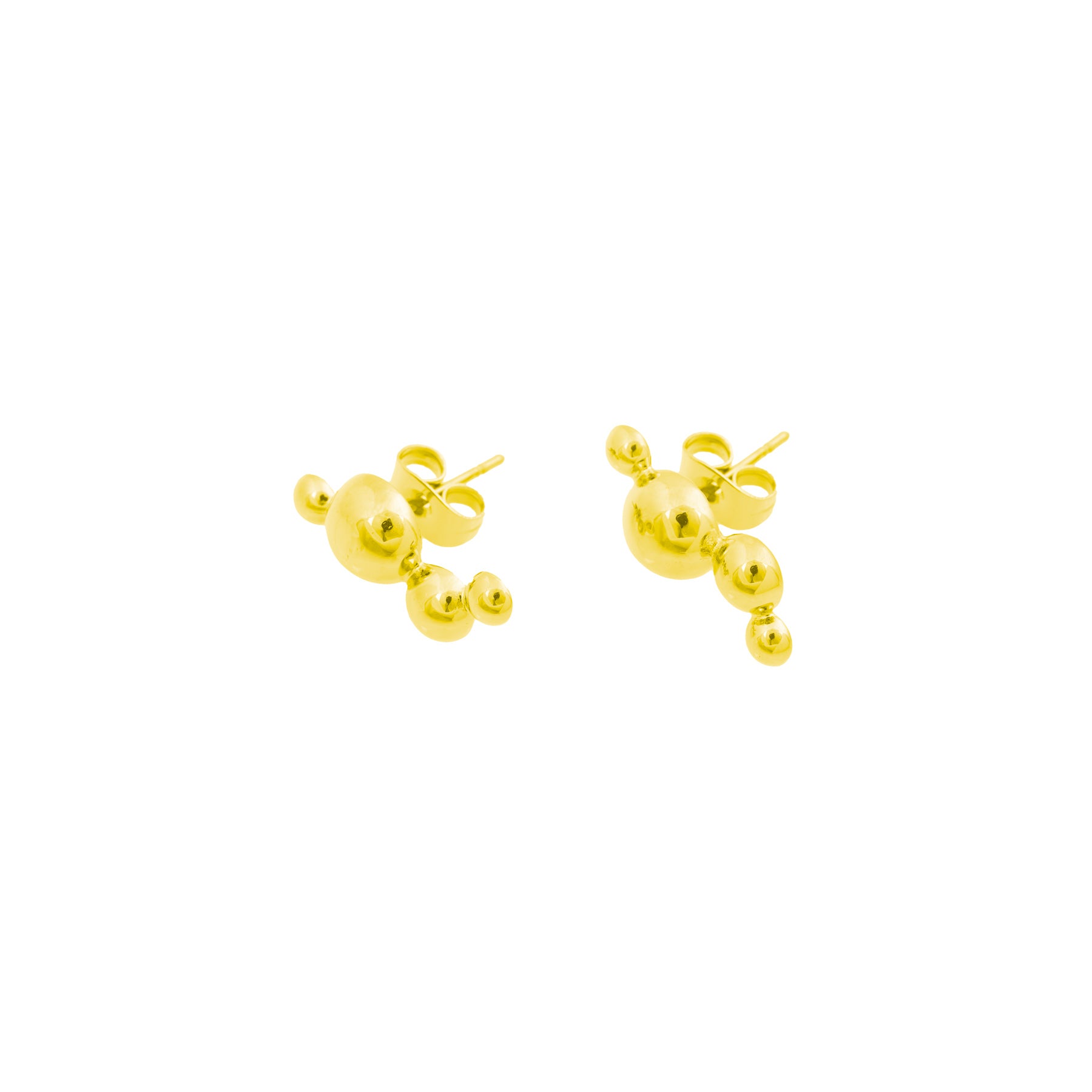 Bandhu Dot Pin Earrings - Gold