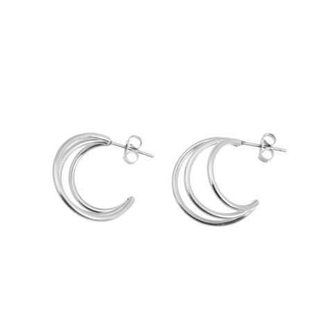 Bandhu Wire Earrings - Silver
