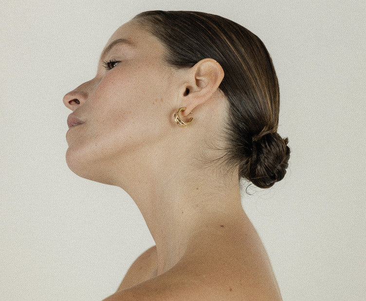 Ornella Earrings - Gold plated