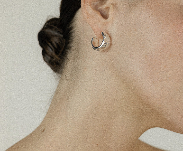 Ornella Earrings - Palladium