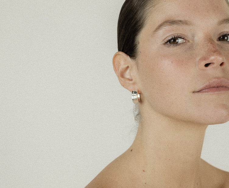 Ornella Earrings - Palladium