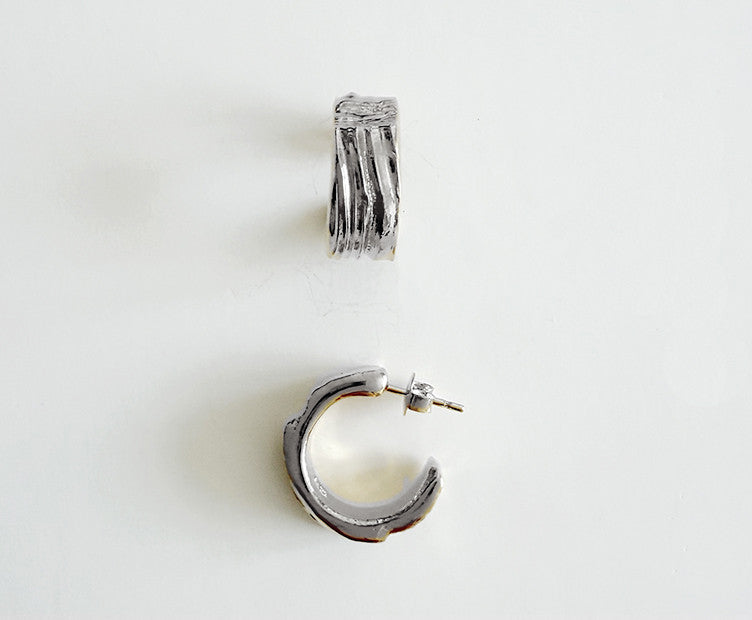 Ornella Earrings - Palladium