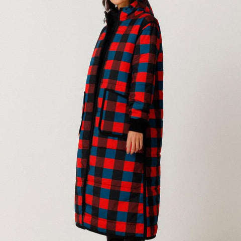 Elai Long Coat - Vichy