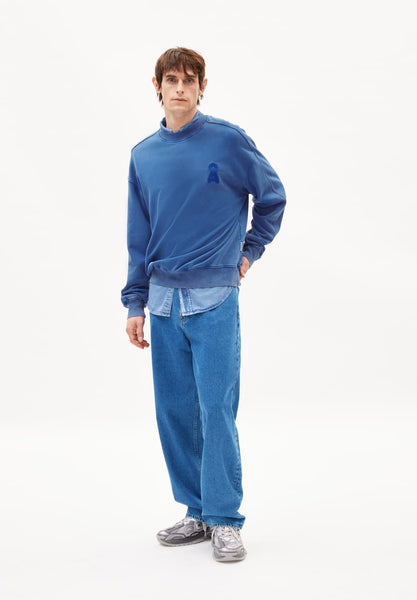 Emaal Crewneck Sweater - Dynamo Blue Washed