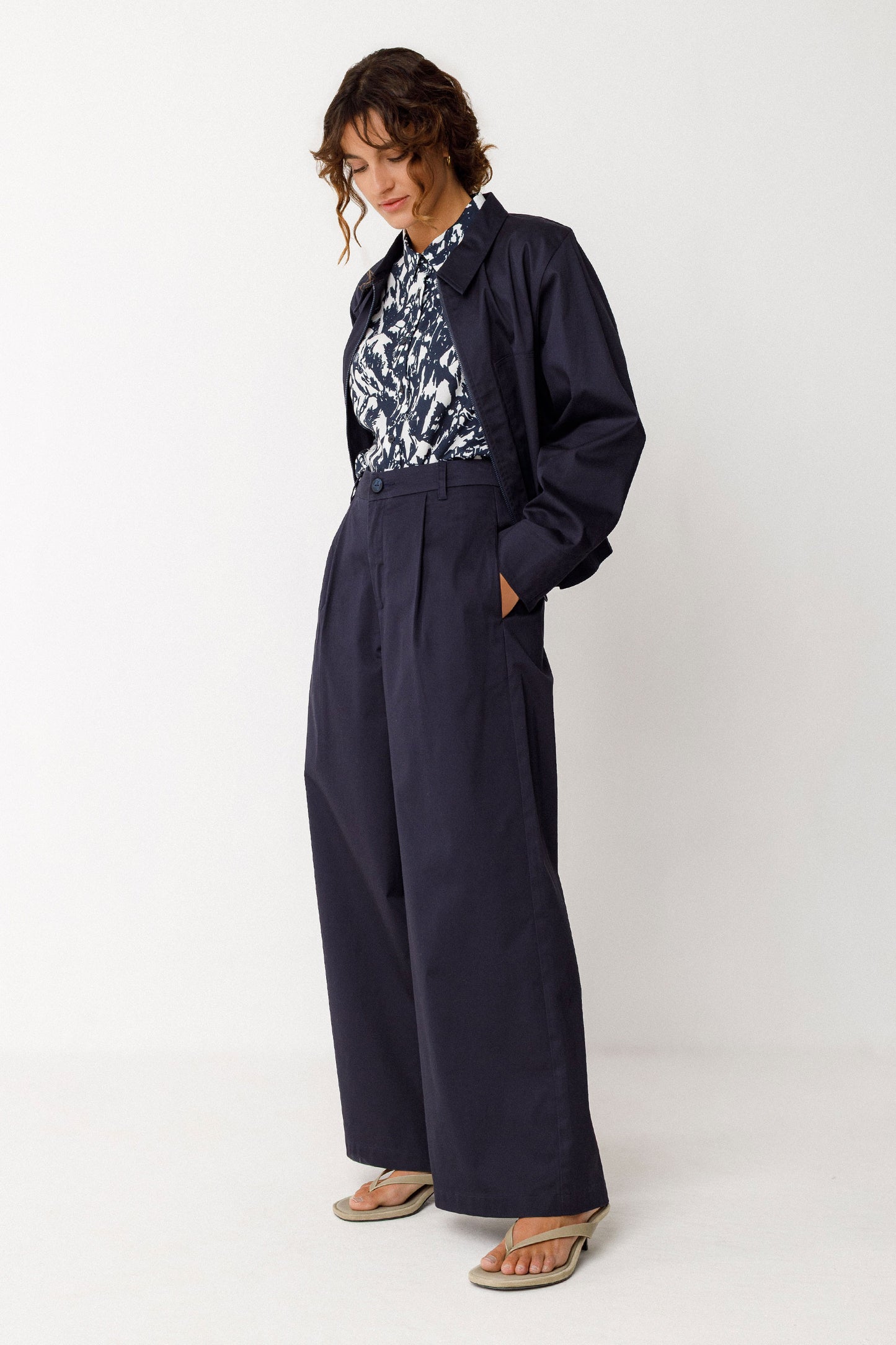 Ena Trousers - Navy
