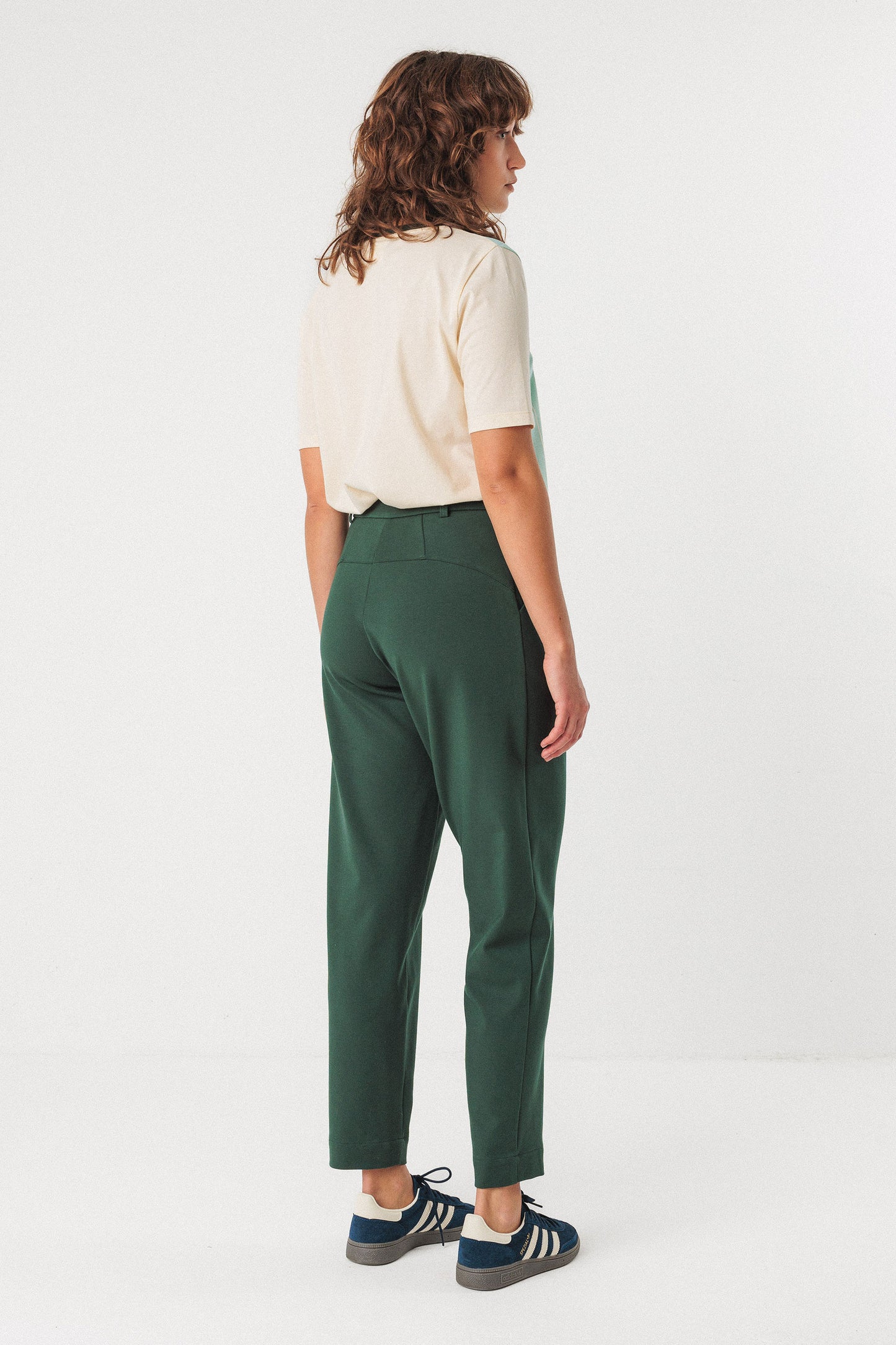 Ezama Trousers - Dark Green