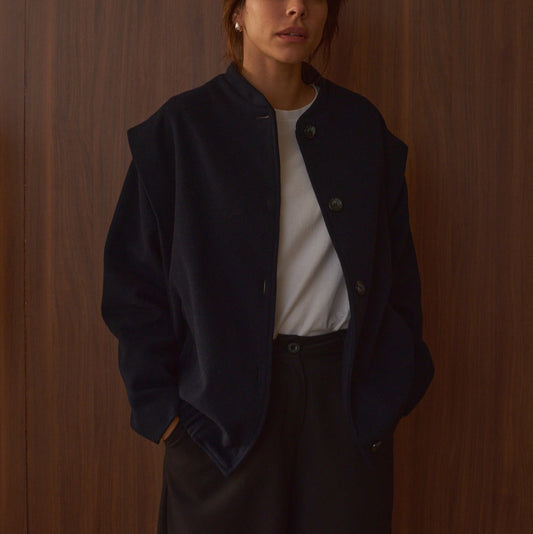 LAST ONE in S - EPhilo Coat - Navy