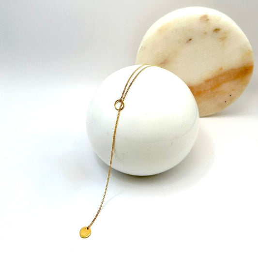 Fine Circle Choker Necklace