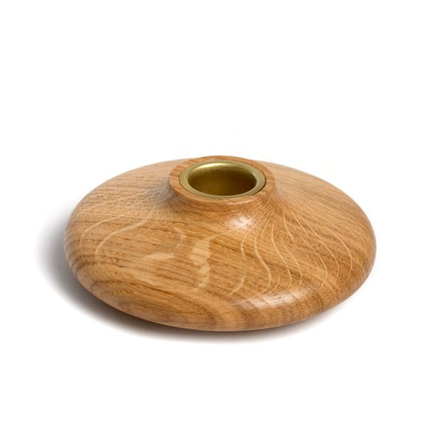 Candle Holder Flitsh - Oiled Oak