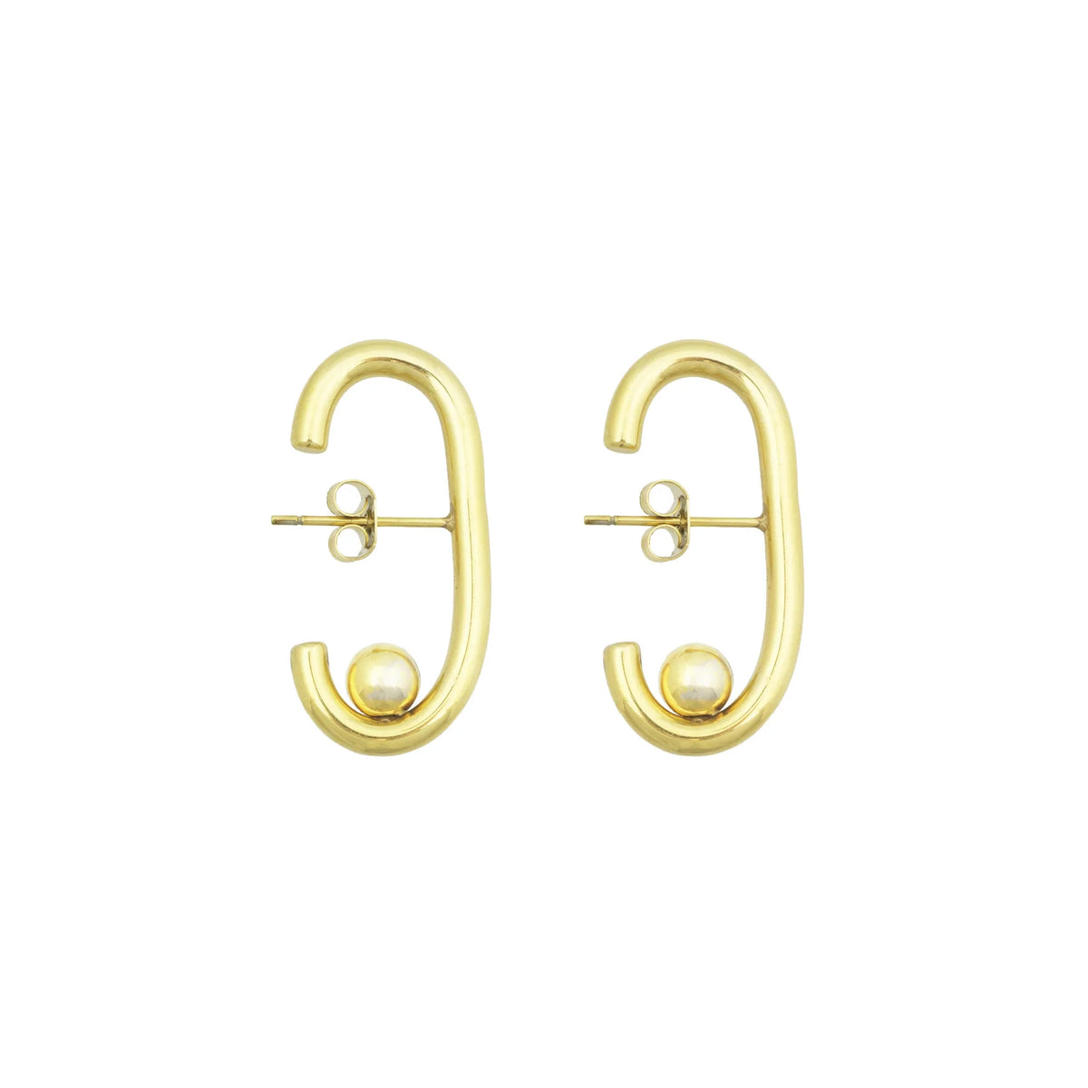 Fuse Earrings - Gold