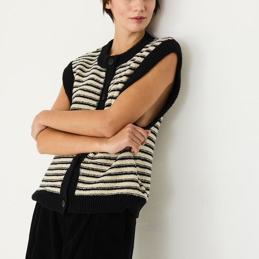 Gamitza Sleeveless Sweater - Crème
