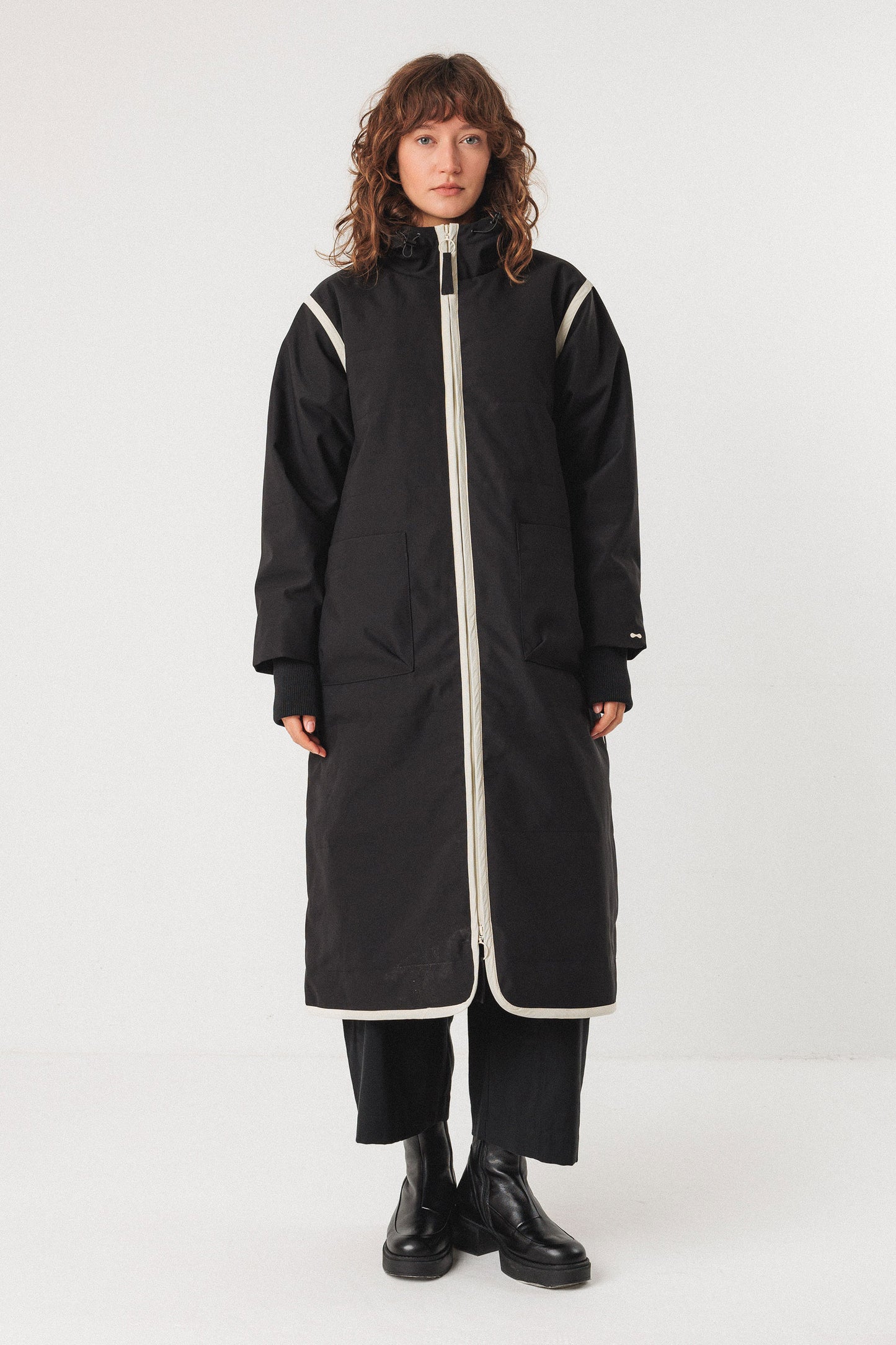 Garai Coat - Black