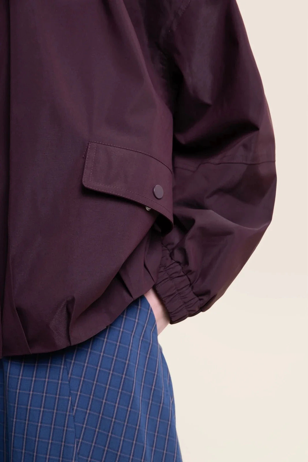 Garance Waterproof Blouson - Cassis
