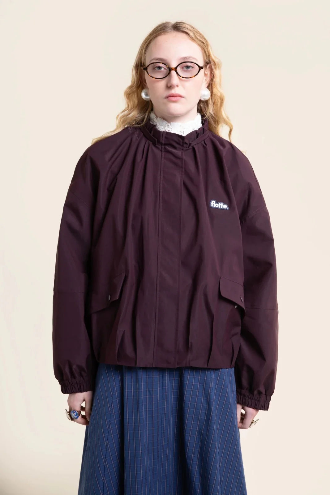 Garance Waterproof Blouson - Cassis