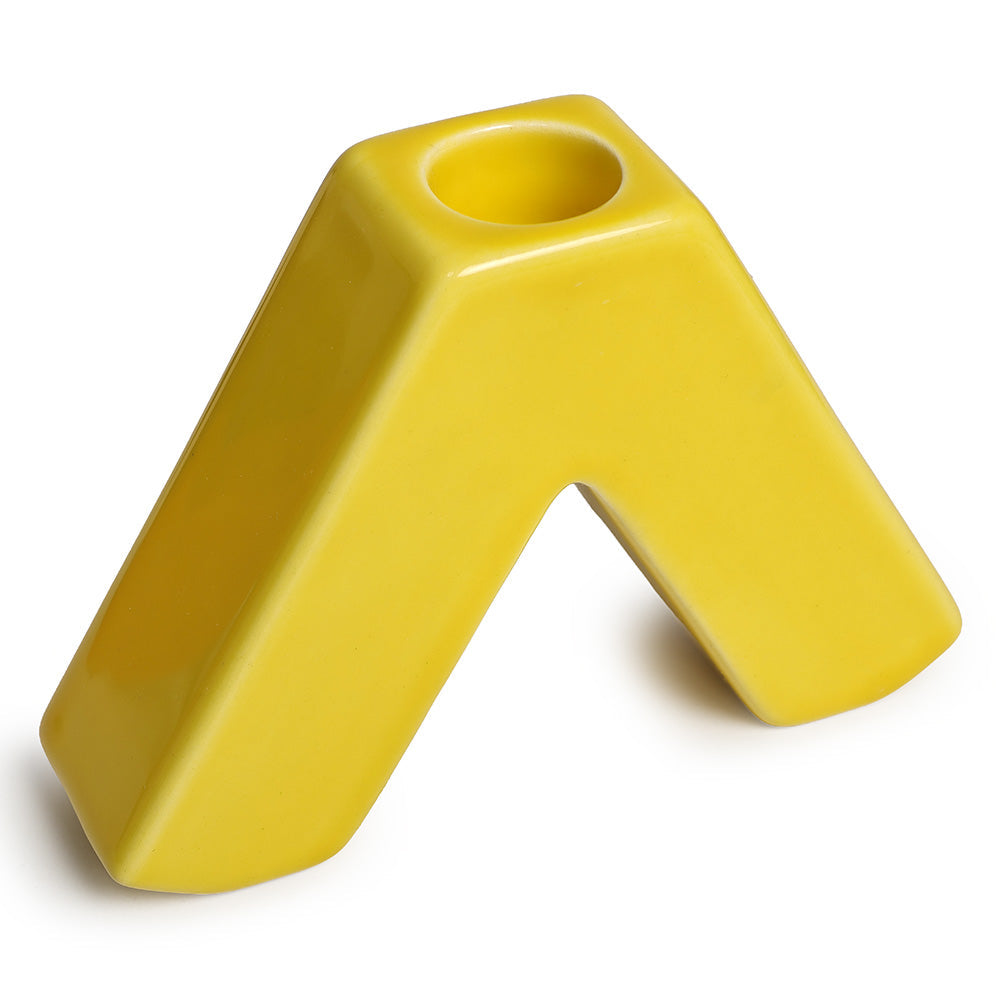 Candle Holder Whywhy - Citrus Yellow