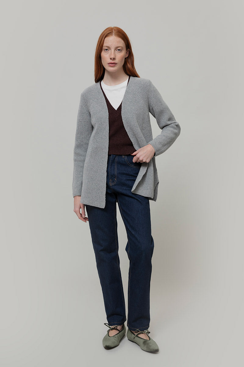 Melania Wool Vest - Brown Caffè