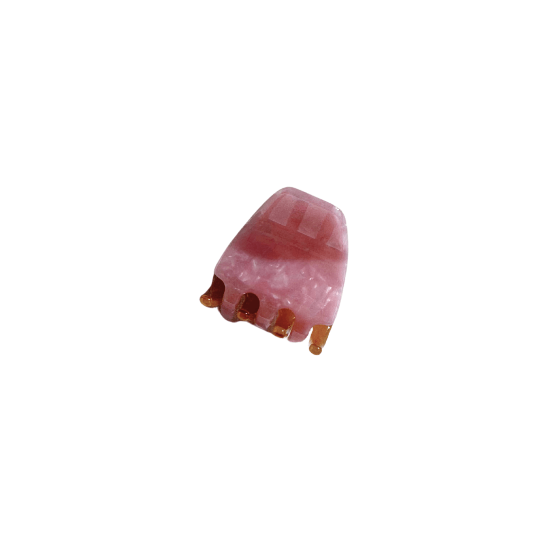 Hair Clip Twiggy Small - Soft Brown/Rose