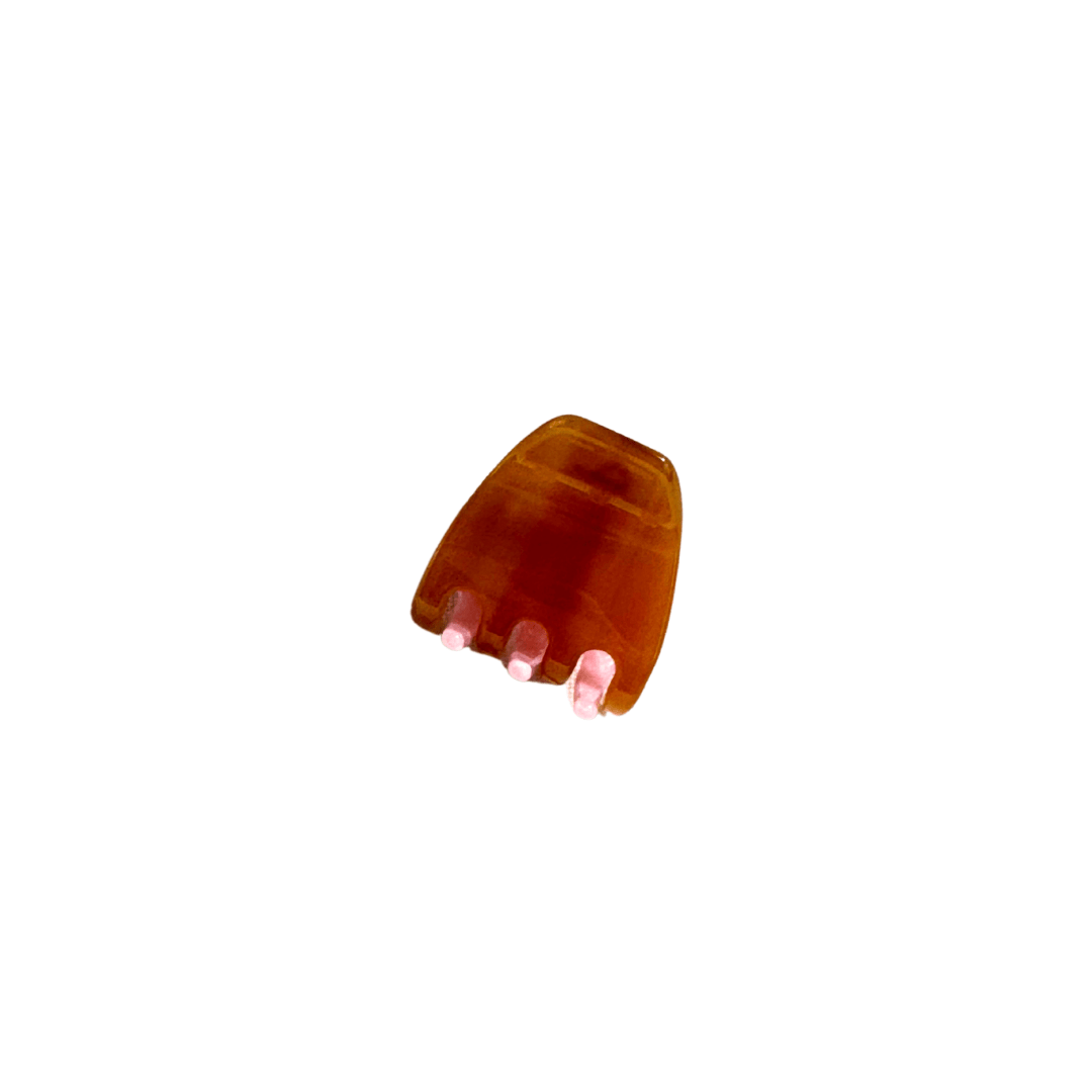 Hair Clip Twiggy Small - Soft Brown/Rose