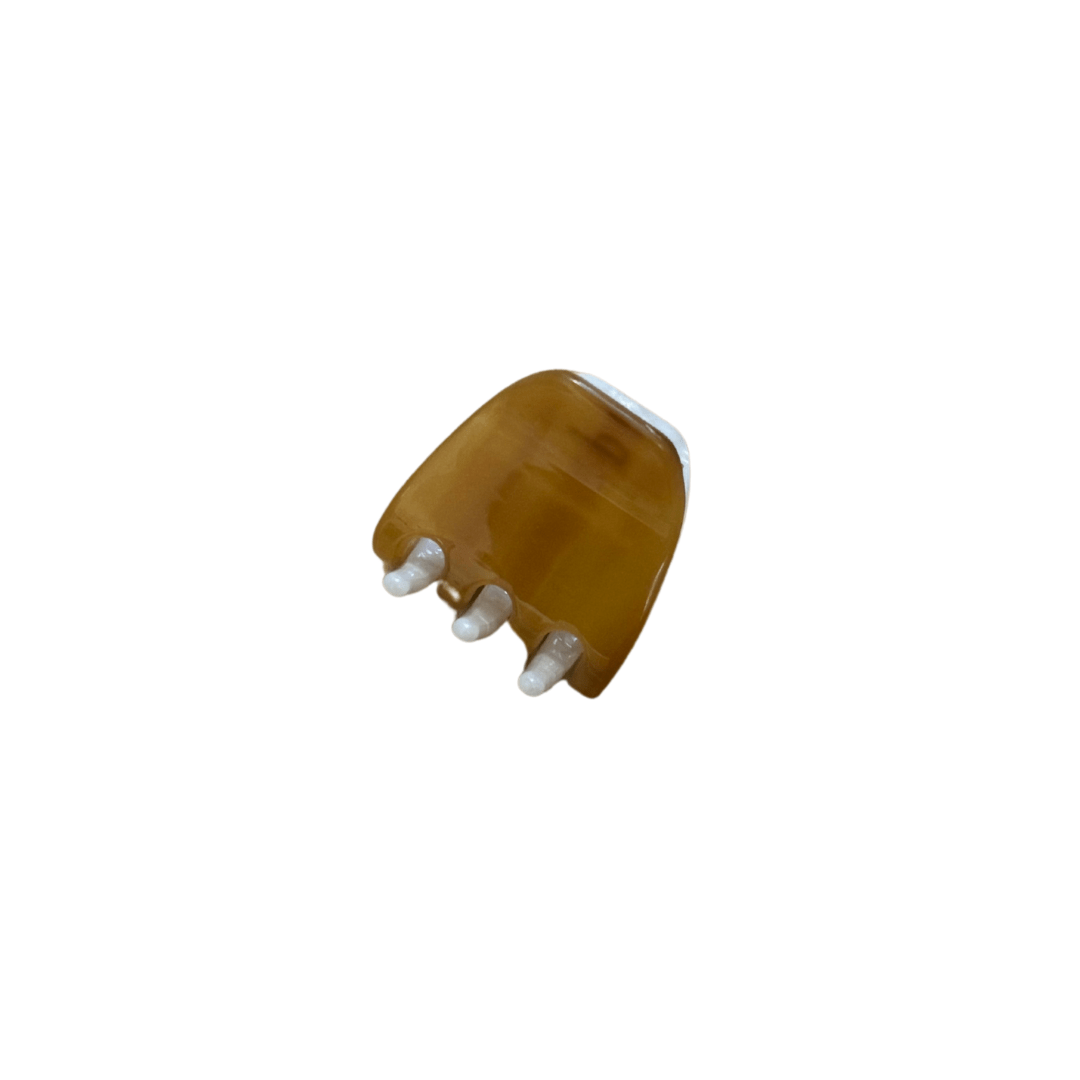 Hair Clip Twiggy Small - Soft Brown/Sugarwhite