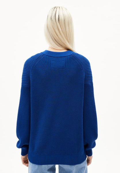 Haayle Knit Sweater - Lapis Blue