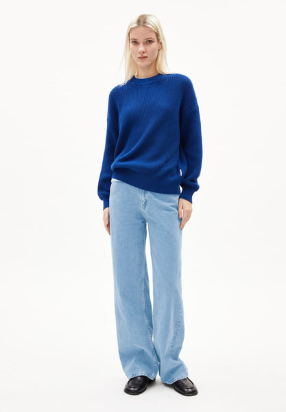 Haayle Knit Sweater - Lapis Blue