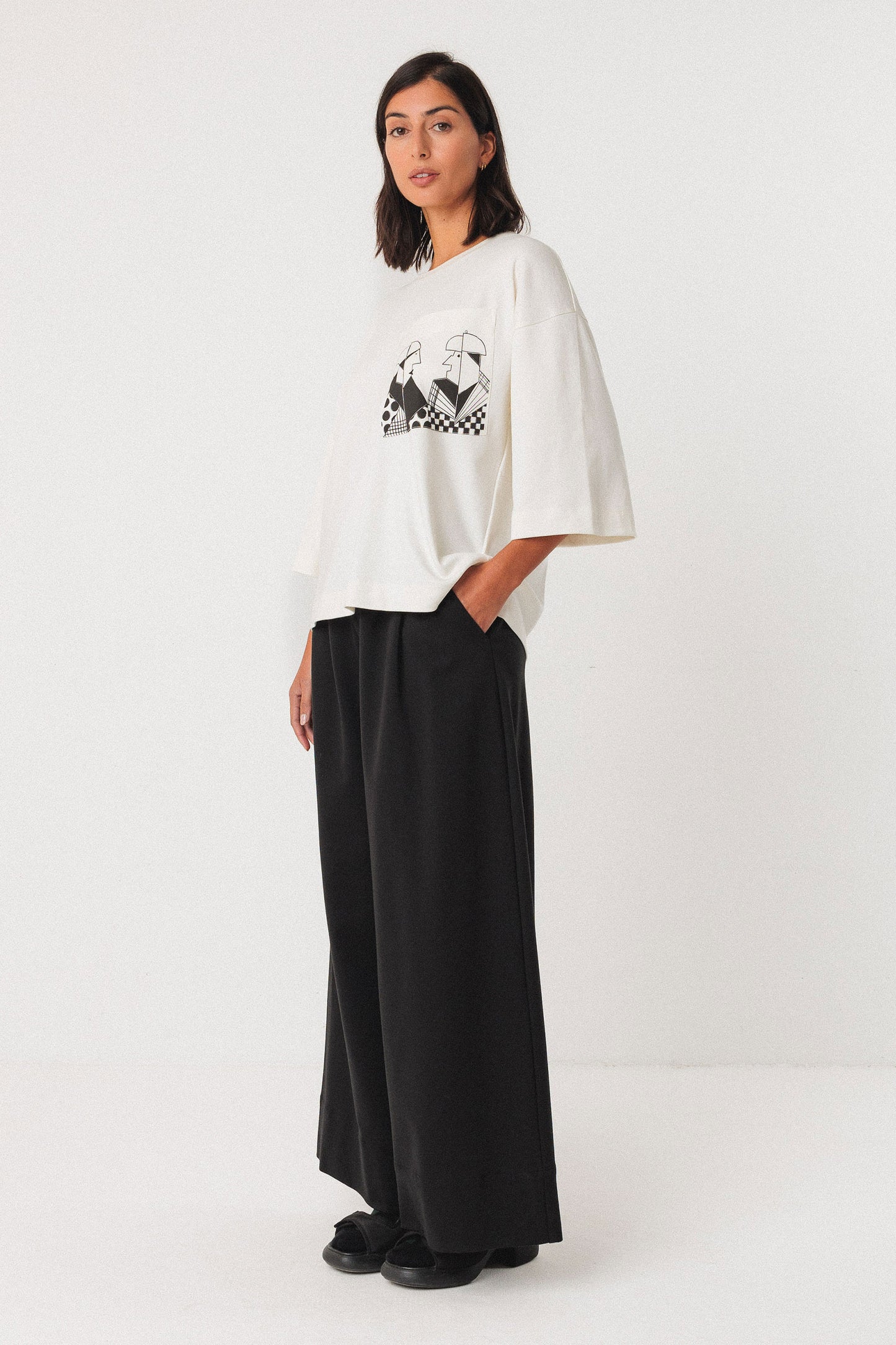 LAST ONE in L - Hendaia T-Shirt - White