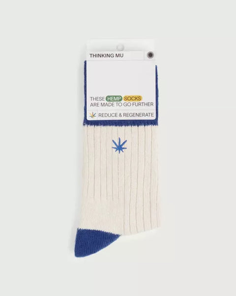 Peu Hemp Socks - Blue