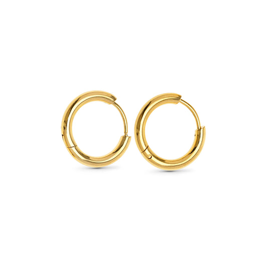 Hollie Hoop Earrings - Gold