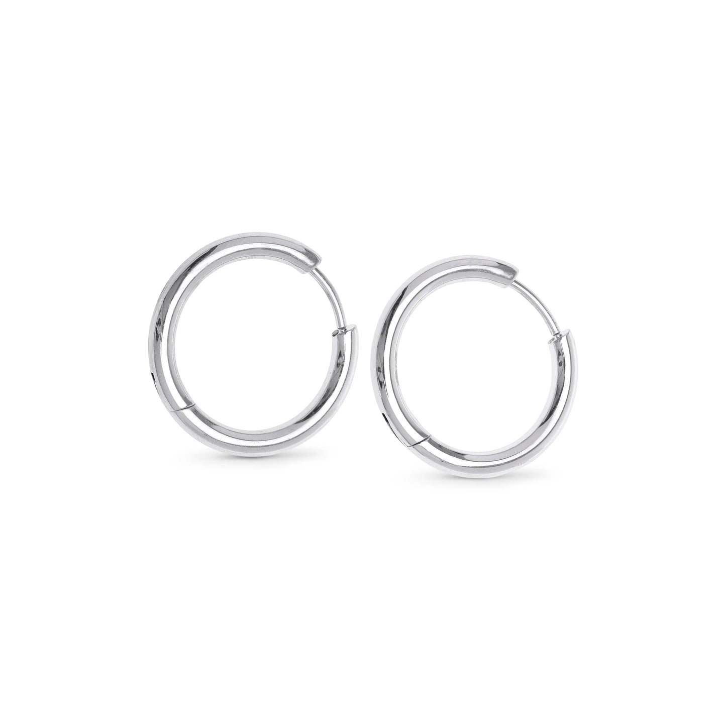 Hollie Hoop Earrings - Silver