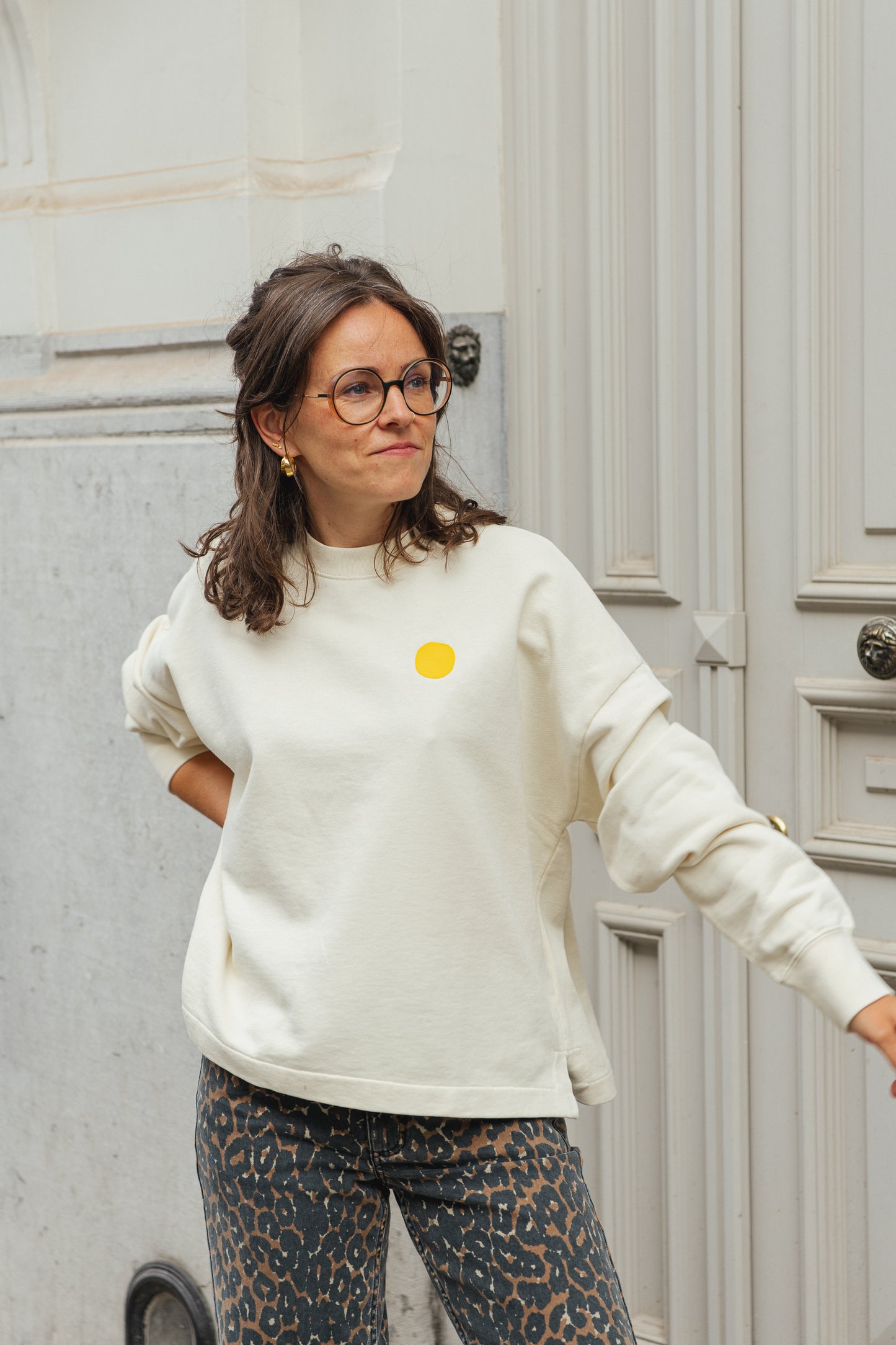Doti Sweatshirt - Ecru