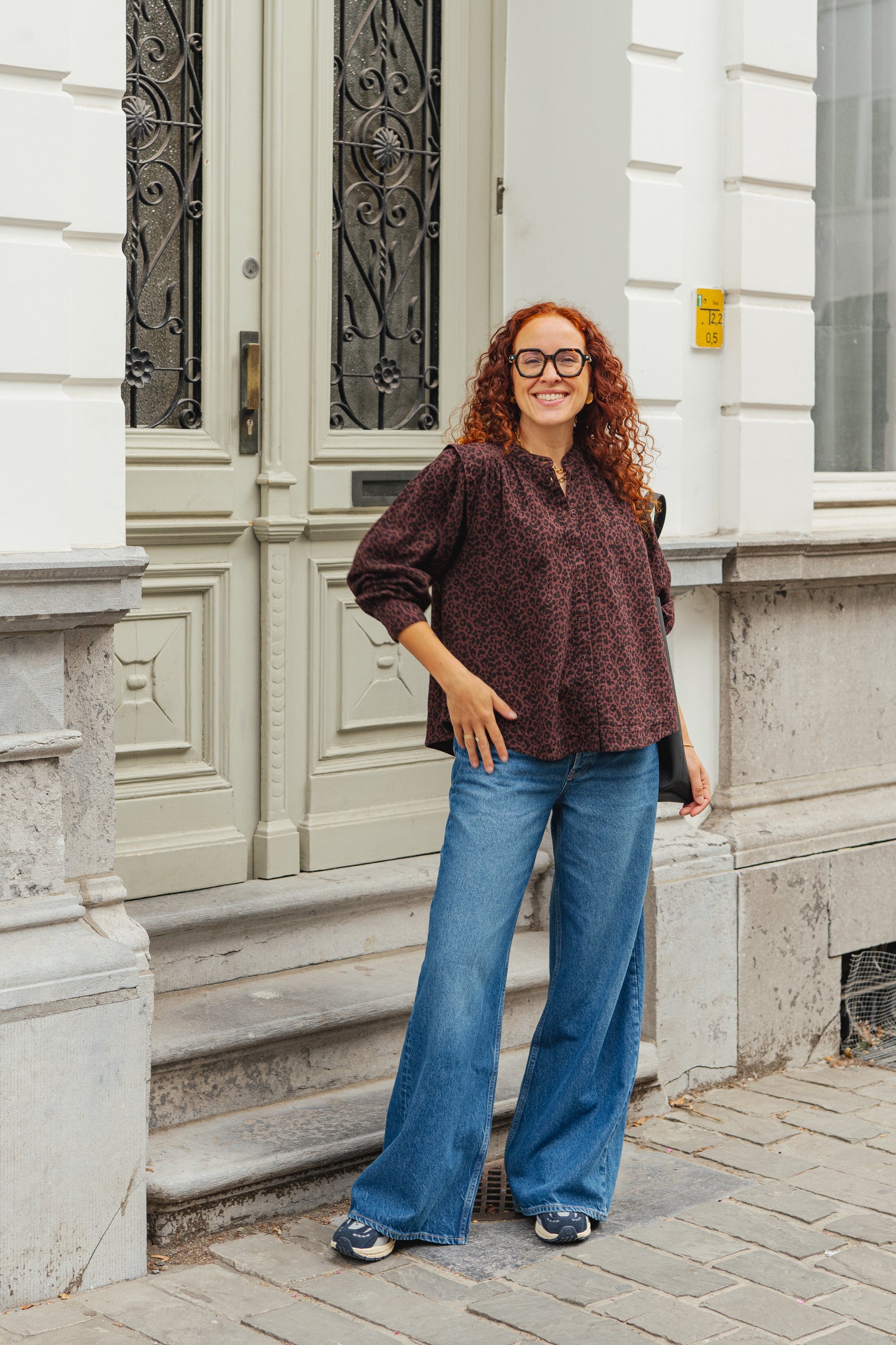 LAST ONE in XS - Ava Blouse - Leopard