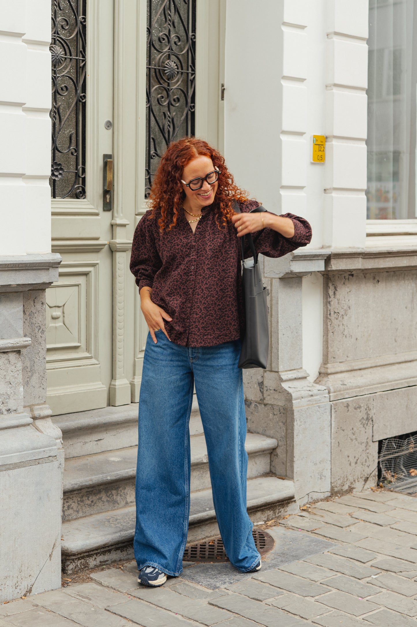 LAST ONE in XS - Ava Blouse - Leopard