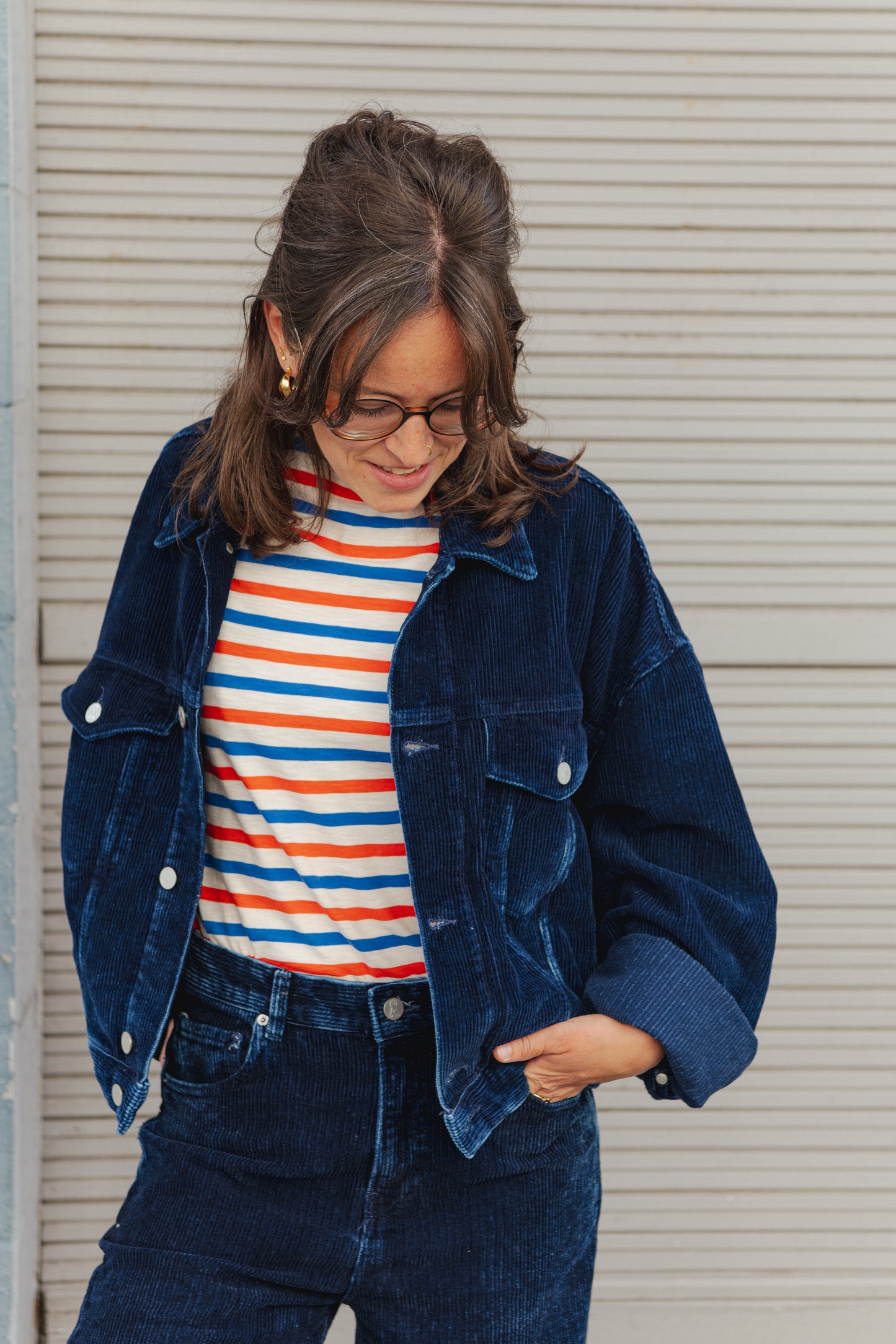 Haayi Corduroy Pants - Indigo