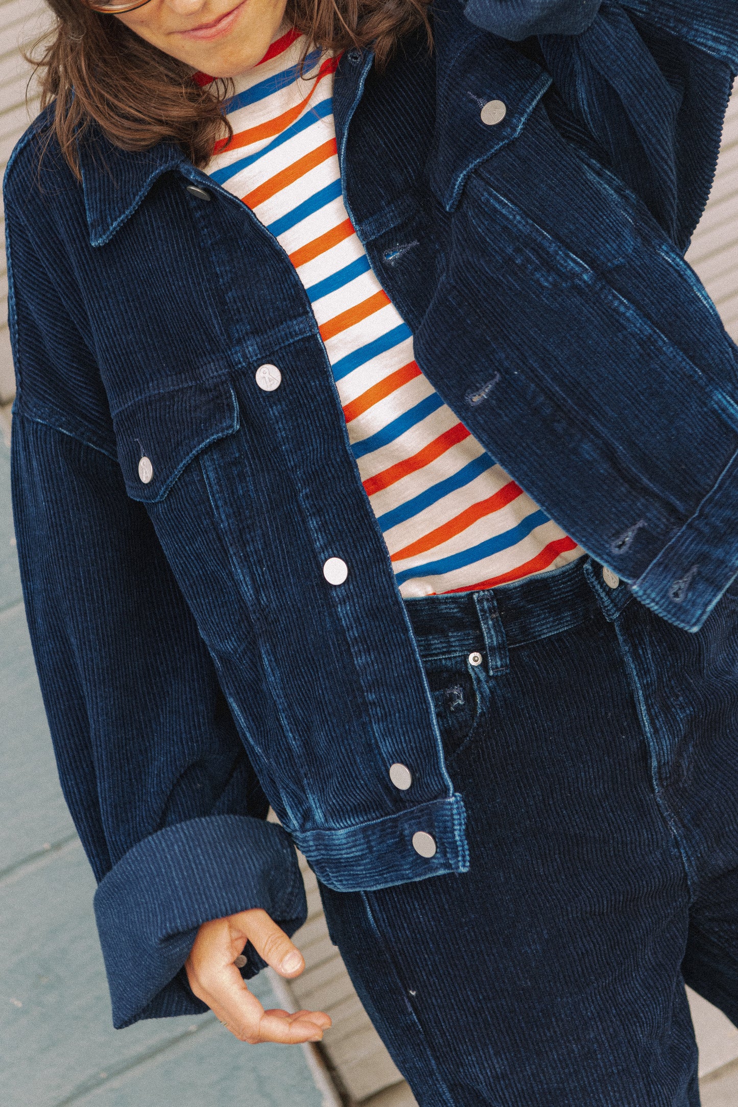 Haayi Corduroy Pants - Indigo