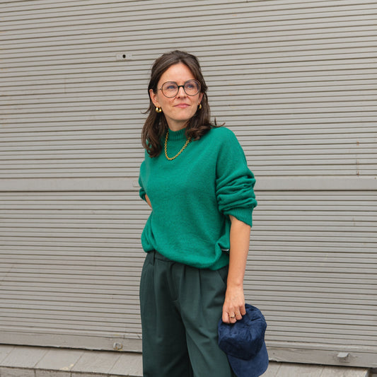 Suri Inariaas RWS Light Sweater - Emerald Green