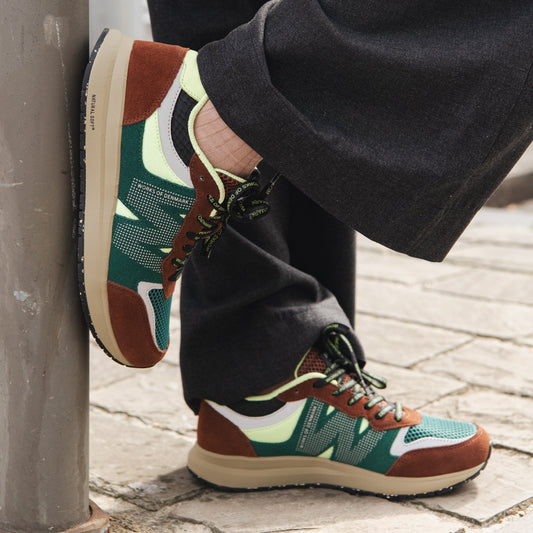 Rigmor Open Mesh Sneaker - Sepia/Deep Forest