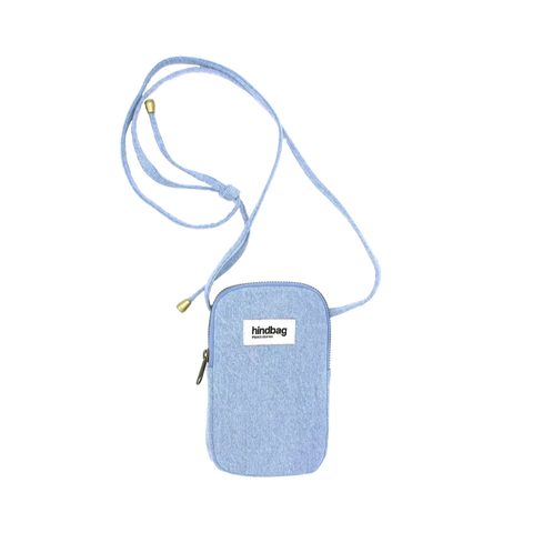 Hindbag Bill Phone Bag - Blue Denim
