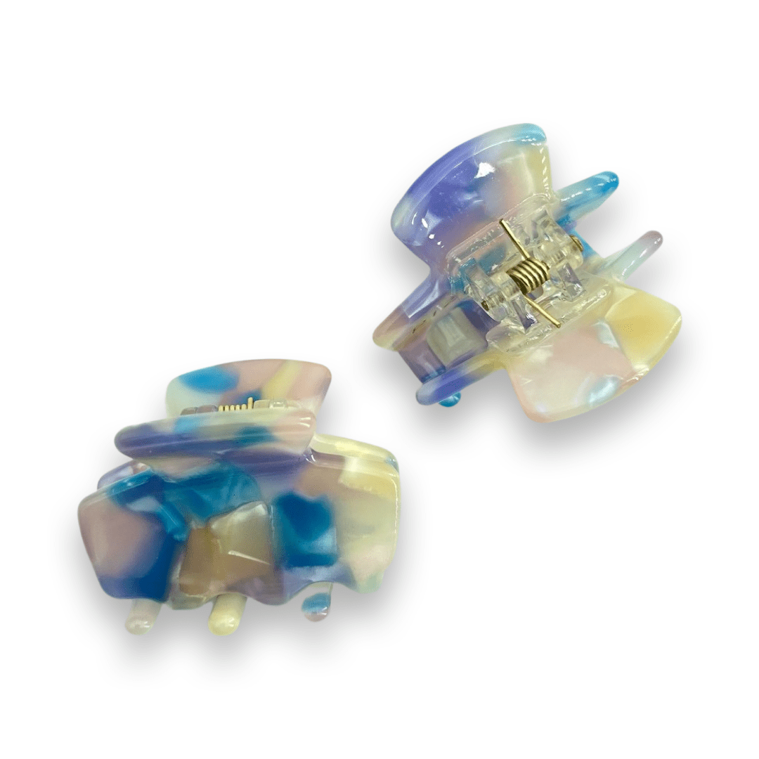 Hair Clip Louie Small - Light Blue/Vanilla