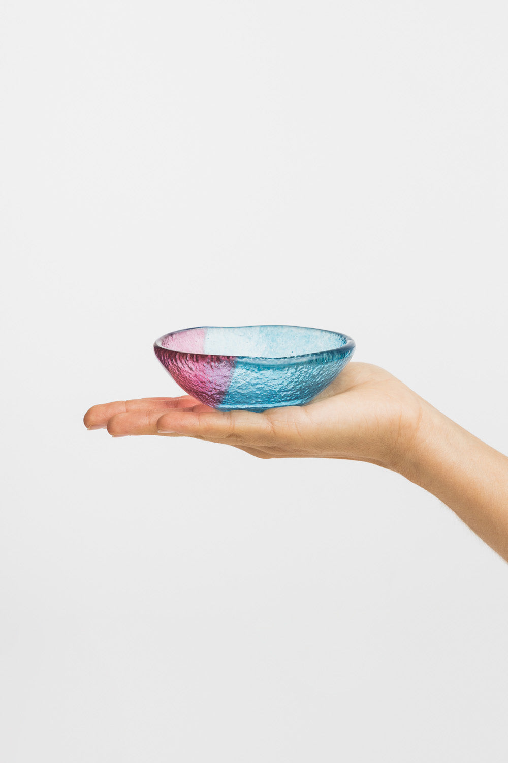 Glass Bowl S Floating Hues - Multicolor