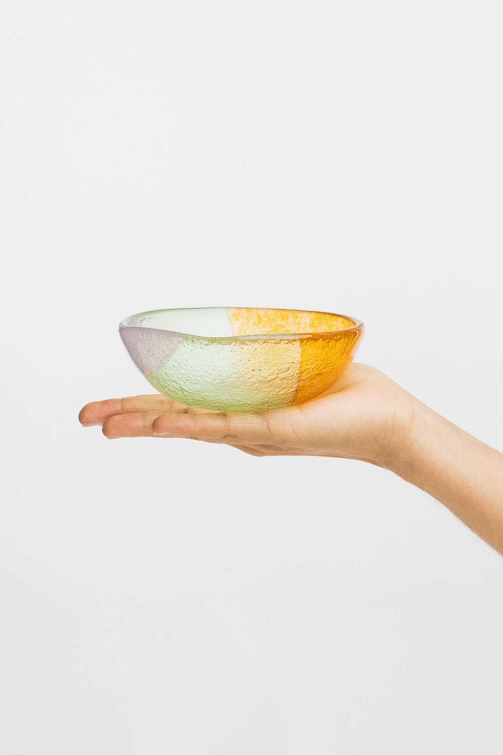 Glass Bowl M Floating Hues - Multicolor