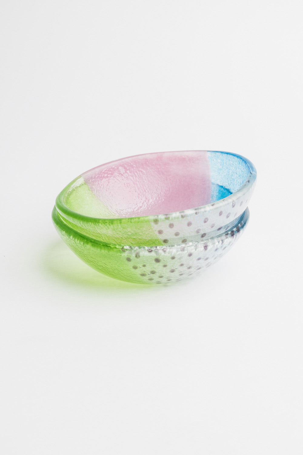 Glass Bowl M Floating Hues - Multicolor