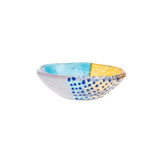 Glass Bowl S Floating Hues - Multicolor