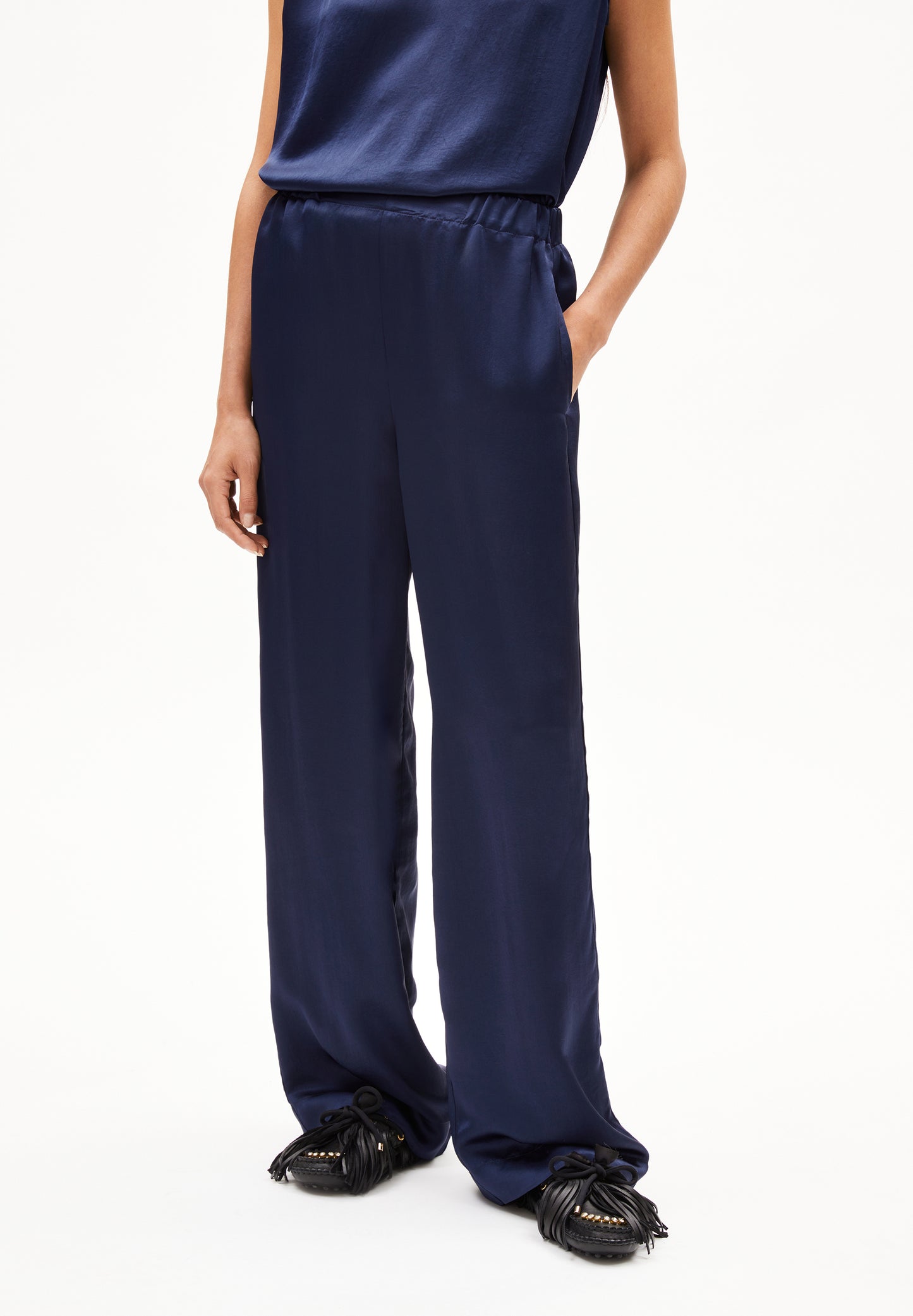 Jonvaalie Punto Pants - Tinted Navy