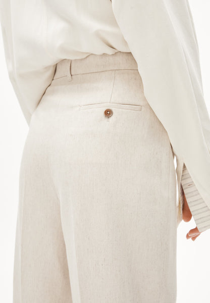 Jumaa Straight Lino Pants - Linen